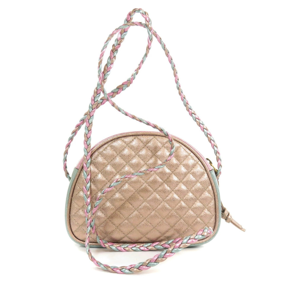 Gucci Bag Calfskin blue Quilted Trapuntata Laminated pink